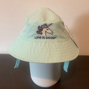 Life is Good infant Girl Hat.